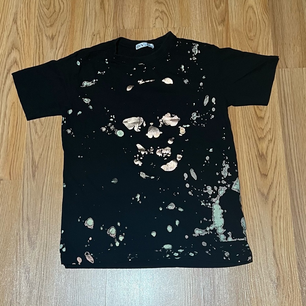 DEX Boys Black short sleeve graphic T - Shirt